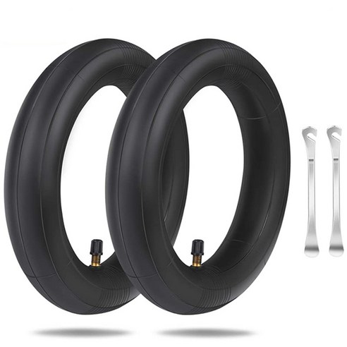 Etase Xiaomi M365 전기 스쿠터 용 2Pcs 8.5Inch 내부 타이어 두껍고 내마모성 튜브, 검은 색