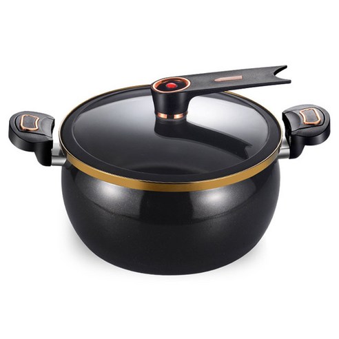 Tiger Pavilion 세라믹 법랑 주철 마이크로 압력솥, 1개, 블랙, 7L