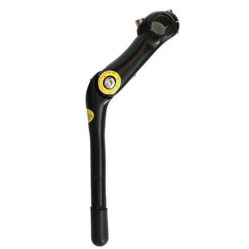 MTB 자전거 줄기 25.4mm 줄기 0-90 도 산악 자전거 조정 가능한 상승 핸들 바 튜브 줄기 대부분의 자전거 도로 자전거, 검은 색, 알루미늄 합금