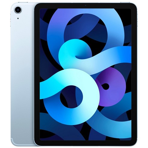 Apple iPad Air 4세대, 스카이 블루, 64GB, Wi-Fi