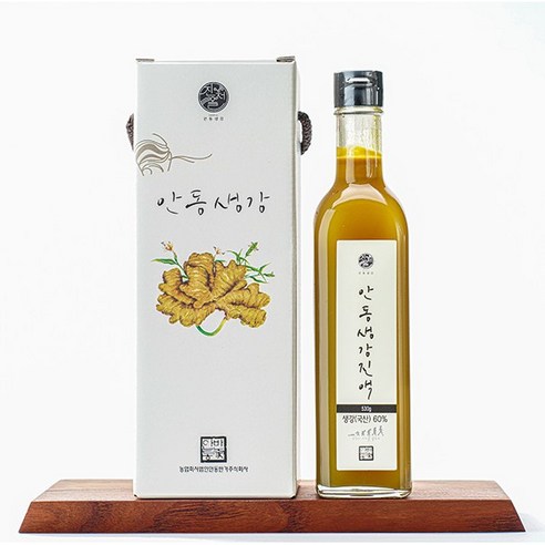 진저올 안동생강진액 원액 100% 생강차 생강청, 530g, 2개, 1개입