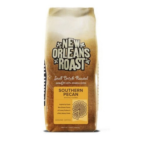New Orleans Roast 아라비카 커피 스몰 배치 로스티드 340g, 써던 피칸(Southern Pecan), 분쇄커피