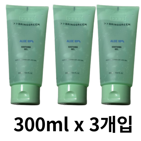 브링그린 알로에 99% 수딩젤 300ml, 900ml, 6개