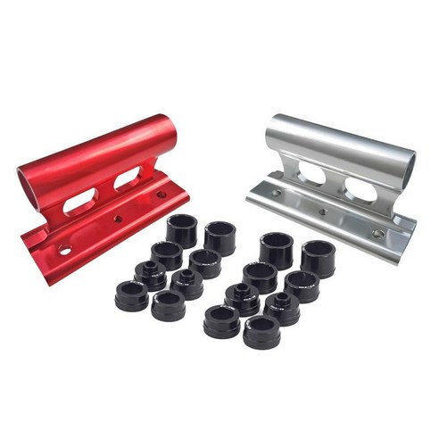 2 2pcs 자전거 자동차 지붕 마운트 수하물 랙 BMX 자전거 마운트, 2 조각, 레드 + 실버, 11x6.5x4.5cm.