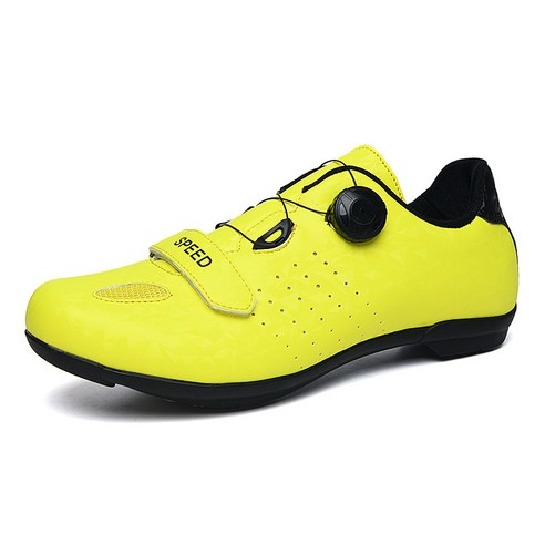 just so so Qx2004 남성과 여성의 사이클링 신발 봄 낮은 산악 잠금 도로 잠금 풀린다 자전거 신발 대형 국경 회전, 235, 노란색(QX2004-3잠금)