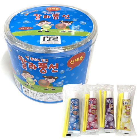 [KC인증] 매직 칼라풍선 15g (30개입) 추억의장난감
