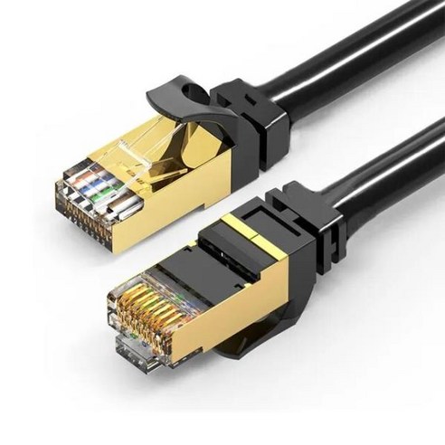 컴퓨터 라우터 노트북용 랜 네트워크 케이블 이더넷 패치 코드 CAT7 10Gb RJ45, 1개, 01 Cat7 Round Cable_06 5m