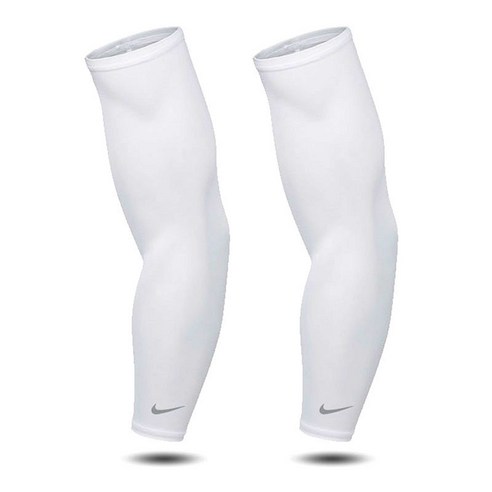   Nike Dry Fit UV Running Sleeve 2.0 Reflector Logo, White
