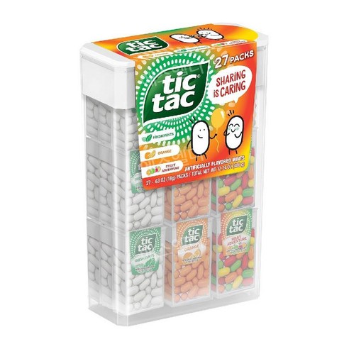 Tic Tac Mega Box 틱탁 틱택 미니 캔디 메가 박스 486g, 기본