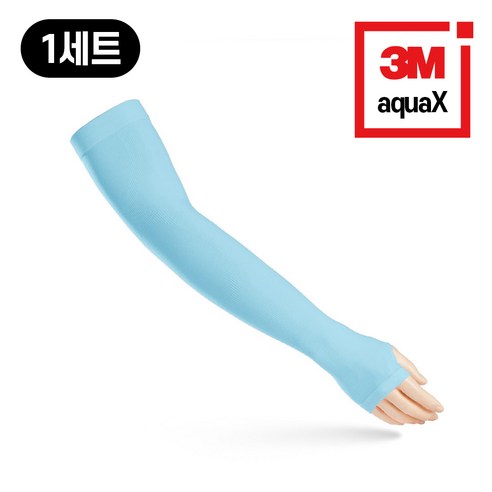 3M 쿨토시 자외선 차단 팔토시, 손등형 아쿠아블루, 1세트