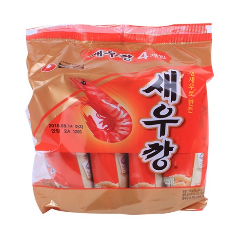 농심 새우깡, 120g, 2개