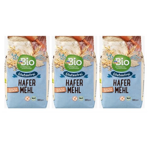 디엠바이오 오트 가루 글루텐프리 500g x3개 dmBio oat flour