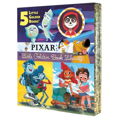 (영문도서) Pixar Little Golden Book Library (Disney/Pixar): Coco Up Onward Soul Luca Hardcover, Random House Disney, English, 9780736442466