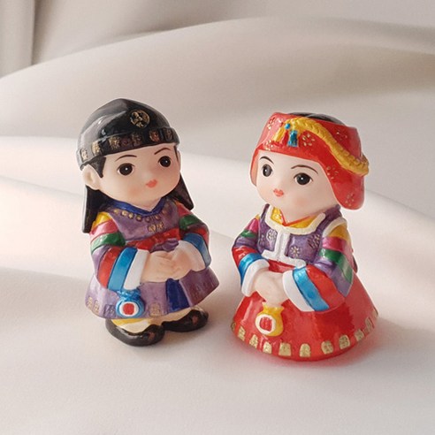 드리다샵 한국기념품 전통 한복인형 결혼 외국인 선물