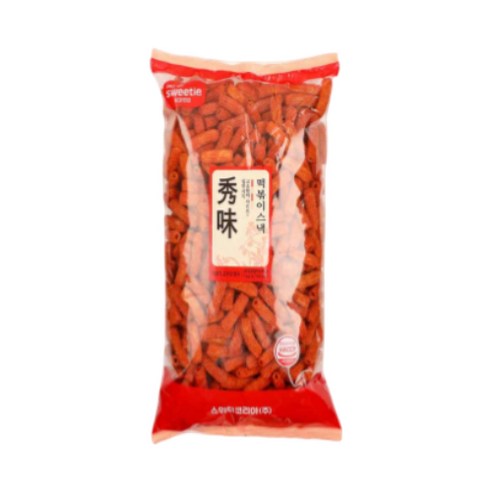 삼천리에프앤지 떡볶이스낵 1kg 대용량간식 대용량과자