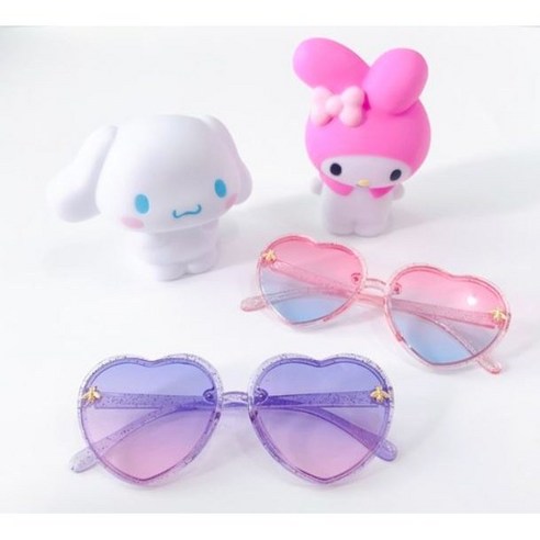 UV99.9% 차단과 하트 디자인의 어린이 선글라스