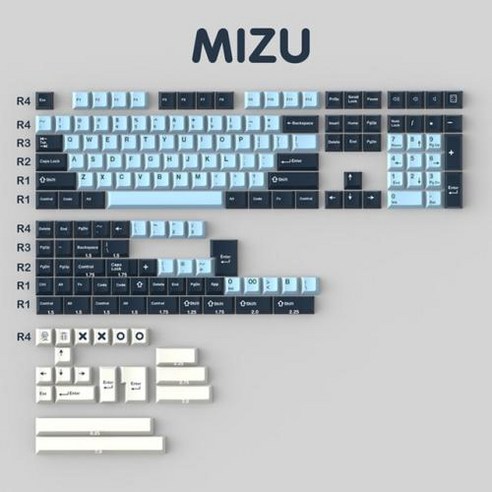 스웨그키 TTC 1 세트 GMK 8008 Olivia Arctic Merlin Jamon Aero Marrs 그린 중공업 Shoko Keycaps ABS 더블 샷 체리 프로파일 키, 없음, 없음, Mizu Best Top5