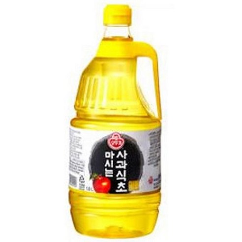 오뚜기 마시는 사과식초, 1.8L, 5개