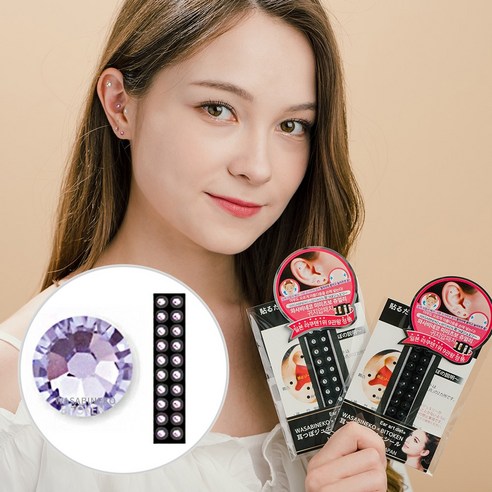 와사비네코 미미츠보 쥬얼리 다이어트 리프팅 지압패치, 1개, 실크20pcs_L(4.0mm) 붓기스티커 Best Top5