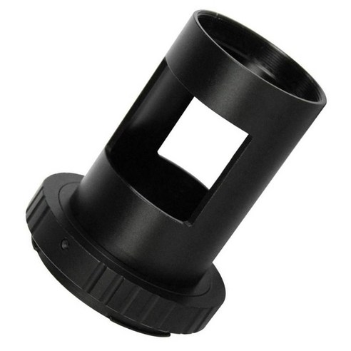 망원경 접안 렌즈 어댑터 튜브 슬리브 T- DSLR 카메라 액세서리, 검은 색, 알루미늄 합금