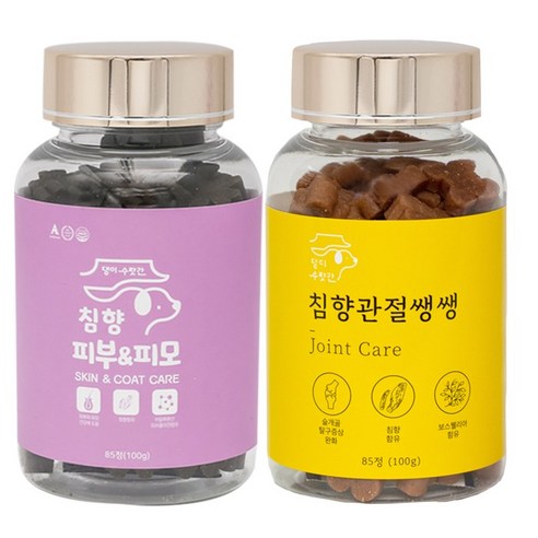 강아지 피부병 곰팡이성 피부염 피부영양제 발습진 아토피 모낭충 댕이수랏간 침향 피부&피모 100g, 99정, 피부/피모, 4개