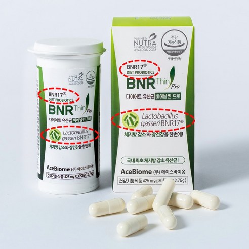 다이어트 목표를 지원하는 프로바이오틱스 보충제