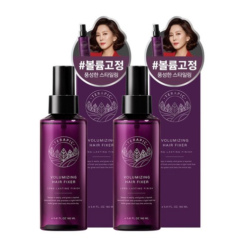 테라픽 볼류마이징 헤어픽서, 160ml, 2개