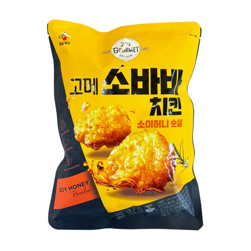 (냉동)[고메]소바바치킨 소이허니 순살375g