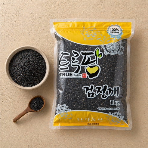 트루팜 업소용 대용량 가성비 검정깨 흑임자, 1개, 1kg