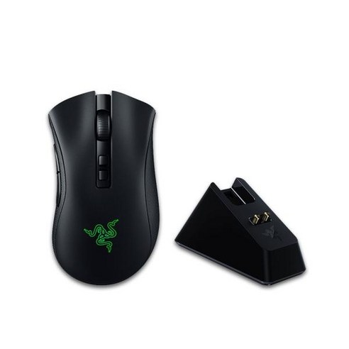 레이저코리아 Razer DeathAdder V2 Pro 무선 마우스 + 충전독 패키지, 단일, V2pro+CHROMA