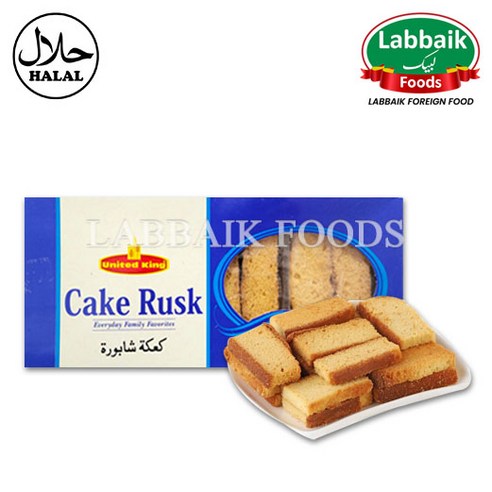 UNITED KING Cake Rusk 350g 케이크 러스크, 1개 크루슬리 UNITED KING Cake Rusk 350g 케이크 러스크, 1개 크루슬리