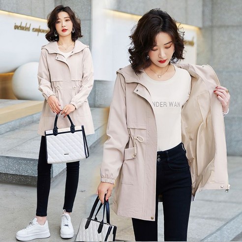 스타일과 기능성이 만나는 ANYOU 여성 후드 직업 후드자켓