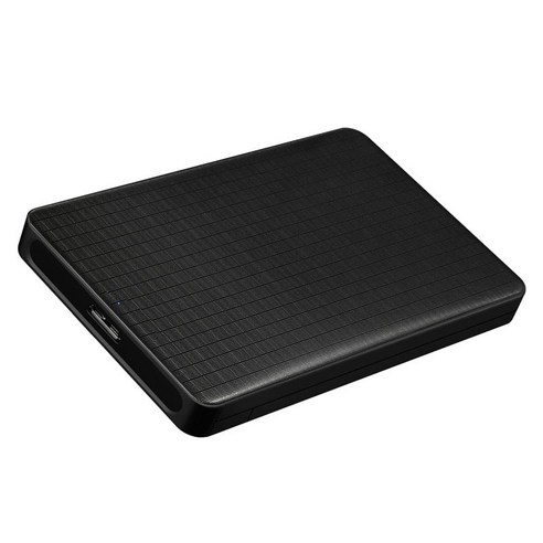 2.5 인치 하드 드라이브 인클로저 하드 디스크 모바일 박스 HDD 케이스 노트북 USB3.0, 14x8x3cm., 검은 색, 아베
