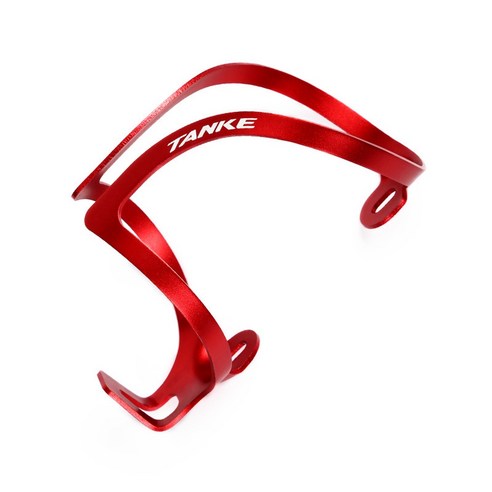 노 브랜드 TANKE 자전거 물통 케이지 초경량 알루미늄 합금 물 홀더 MTB 도로 Bicyc 용 사이클링 액세서리, 빨간색