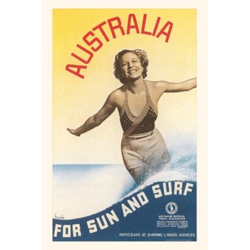 (영문도서) Vintage Journal Australia for Sun and Fun Travel Poster Paperback, Found Image Press, English, 9781648114403