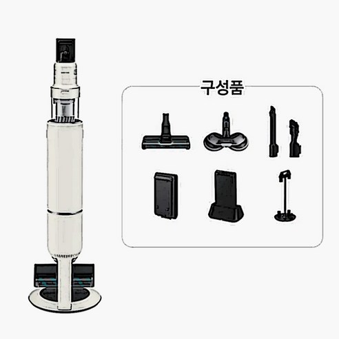 삼성비스포크청소기 삼성전자 비스포크 제트 AI 청소기 250W VS25C972DRS 고객직접설치, VS25C972DRG, 새틴그레이지