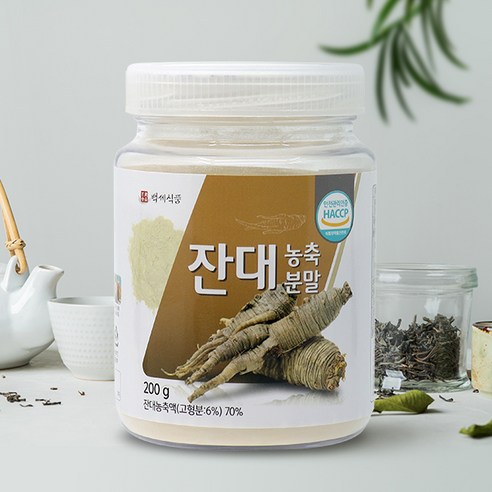 백세식품 잔대농축분말 200g HACCP 인증제품, 1개