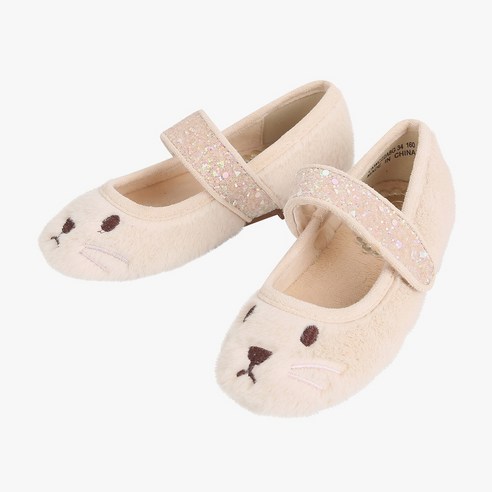 따뜻함과 스타일을 동시에! 66% 할인 퍼 플랫슈즈