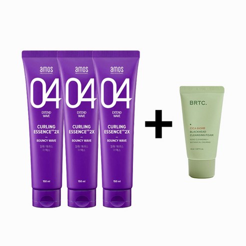 아모스 컬링 에센스 2X 150ml (3개) / 클렌징폼 증정, 1개