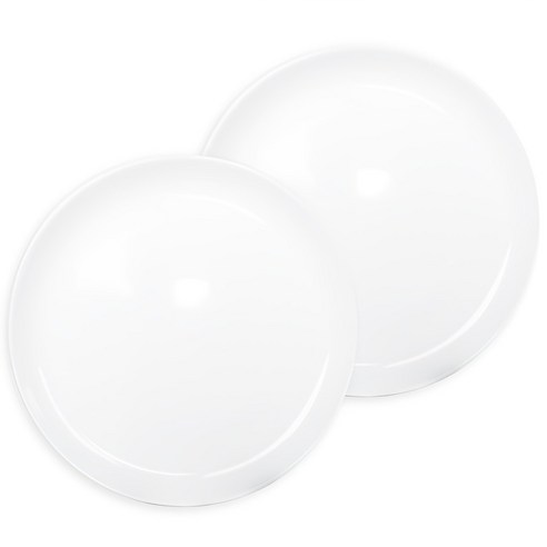 루미낙 마리에 원형 접시 중, 2개, 단품, 화이트
