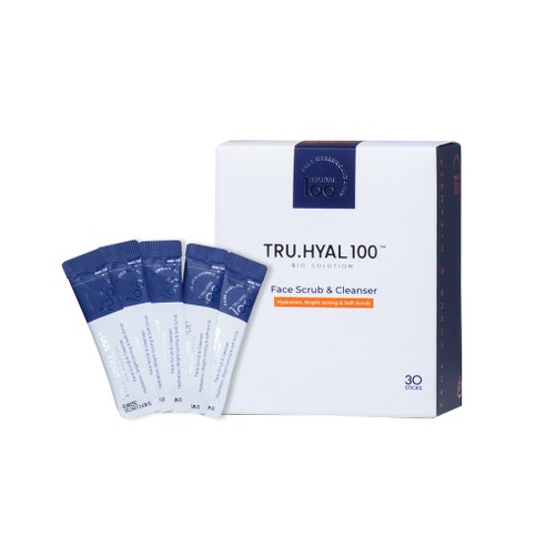 [TRU.HYAL100] 트루히알100 페이스 스크럽&클렌저 30개입
