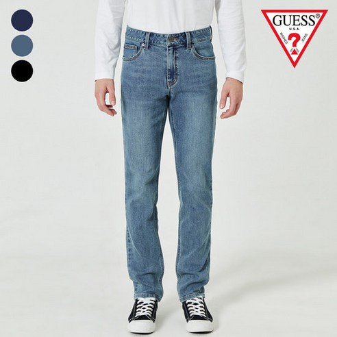 게스 남성 슬림핏 스트레이트 청바지 MO1D9000 1142602 게스슬림스트레이트
