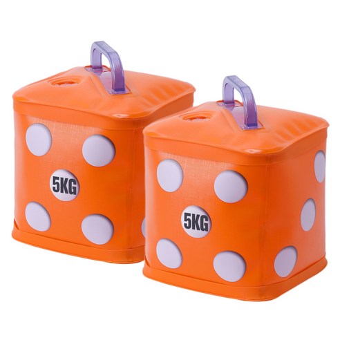 Deiris 3.5kg/5kg 물 덤벨 쌍 휴대용 여행 조절 가능 중량 덤벨 훈련 운동 운동 덤벨, 1세트, 10kg
