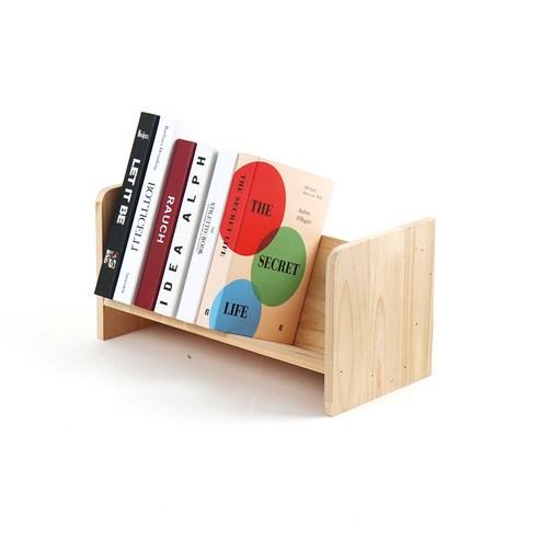 삼나무 원목 책상위 책꽂이 400 경사형, 단품