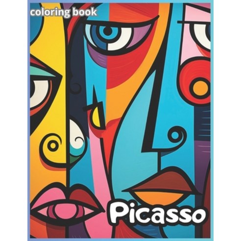(영문도서) Picasso: &#1089;oloring book Paperback, Independently Published, English, 9798326988331