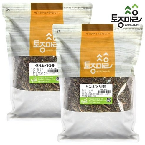 [토종마을] 국산 현지초(이질풀) 300g 현지초차 이질풀차, 상세설명 참조, 2개