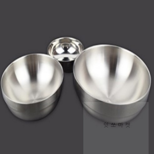 따뜻함을 담아내는 지혜, 복층 스텐 국그릇 & 스텐 대접