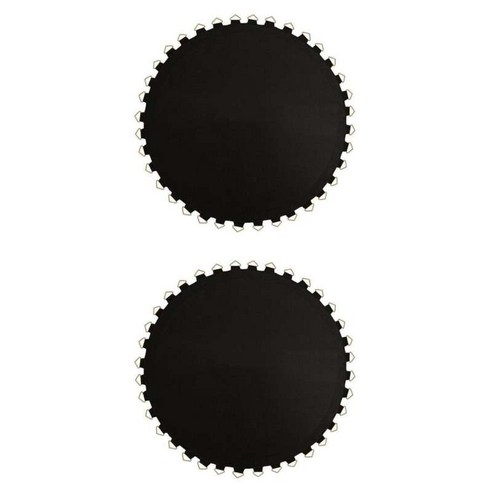 라운드 방수 트램폴린 매트 교체는 10'' 프레임 54/60Ring 5.5" 스프링에 맞습니다., 블랙, Ploypropylene