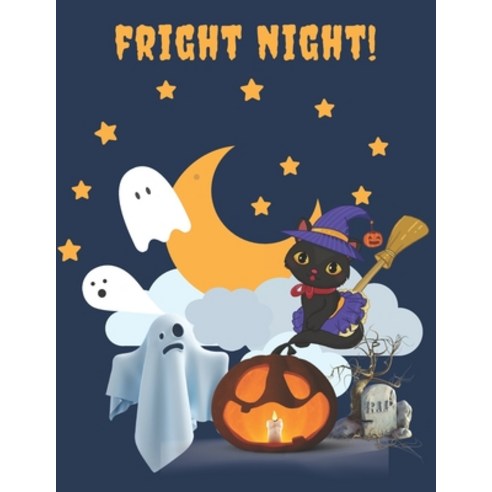 Fright Night: Halloween coloring book Paperback, Independently Published, English, 9798687267458