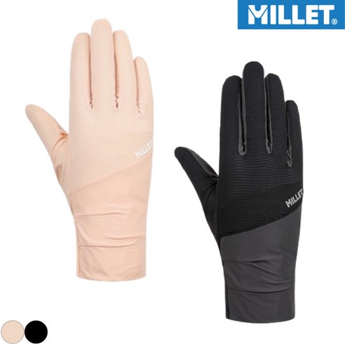 밀레 등산장갑 여성 스마트폰터치 미끄럼방지, 차콜(C4), 1개